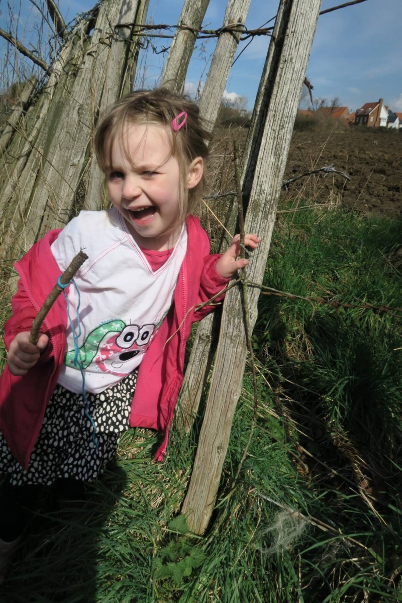 A Nauture walk and foraging for wild garlic in pictures