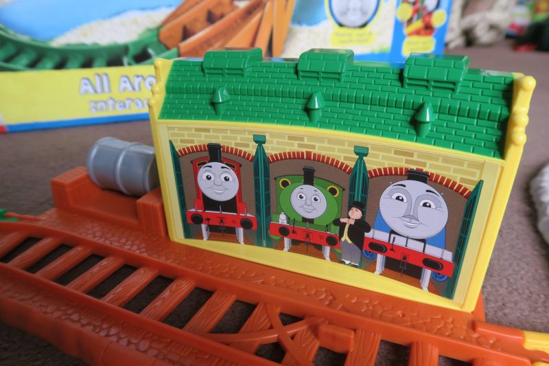 Thomas the tank engine fever hits! This is a gift worth buying, it keeps him endlessly entertained