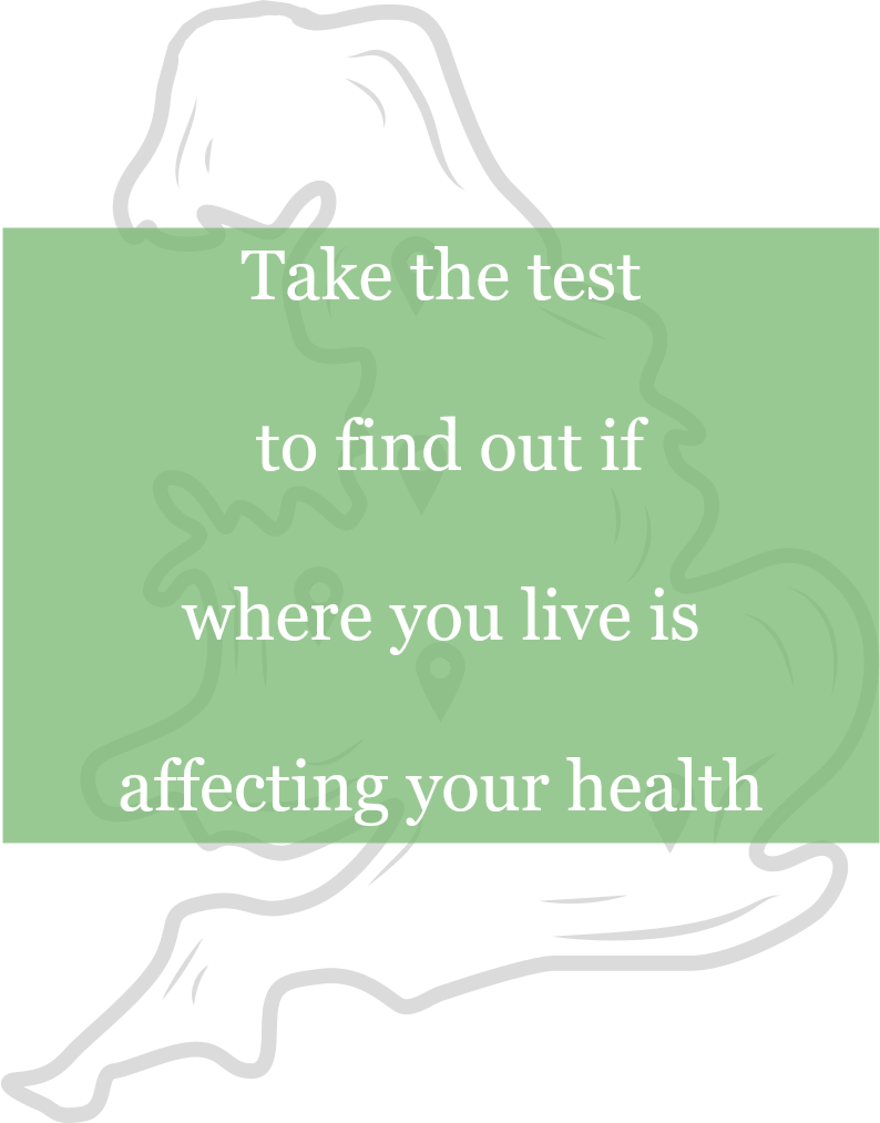 test for health according to where you live