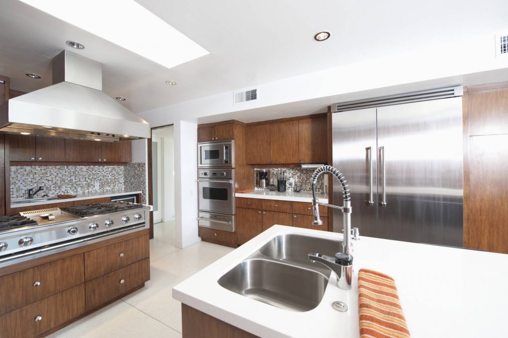 stainless steel kitchen