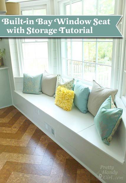 building a window seat for storage