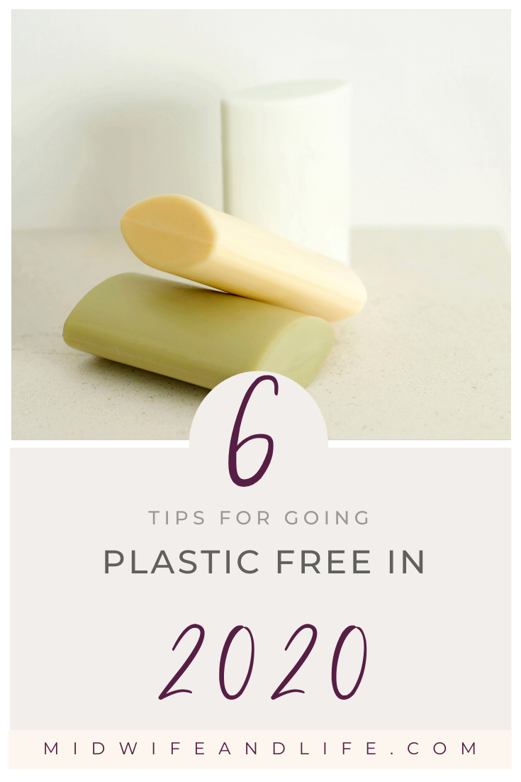 Just a little but at a time can help, try these six tips for reducing plastic waste for 2020. #reduceplastic #plasticfree #ecofriendly #waronwaste
