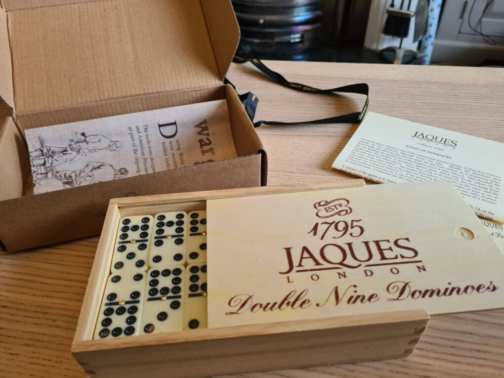 double nine dominoes set jaques of london