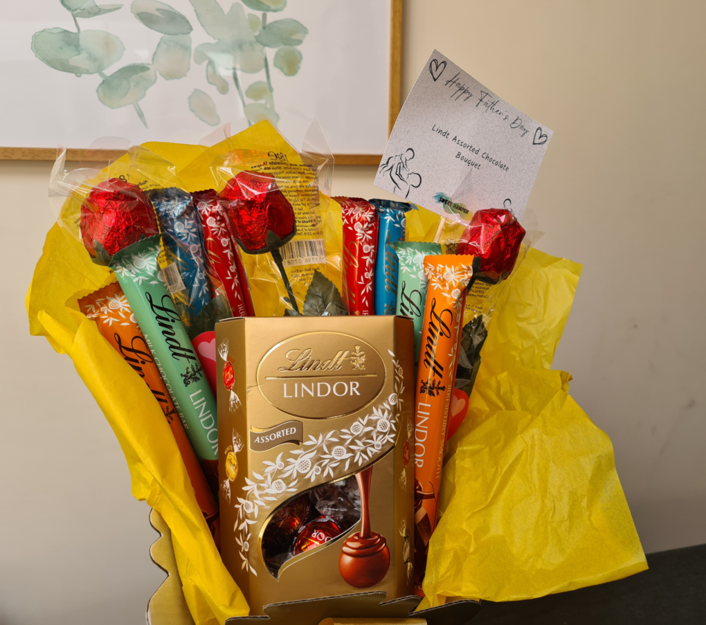 lindt assortment chocolate bouquet from sweet bouquet emporium