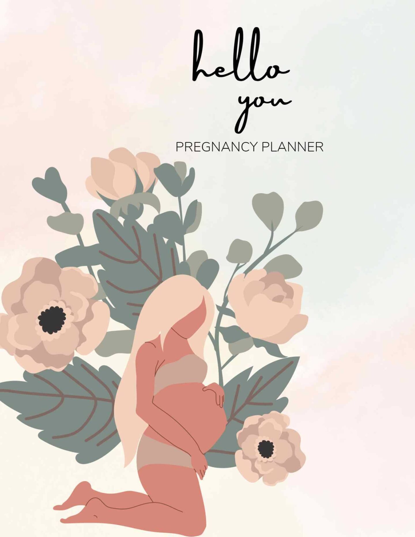 best digital pregnancy planner etsy